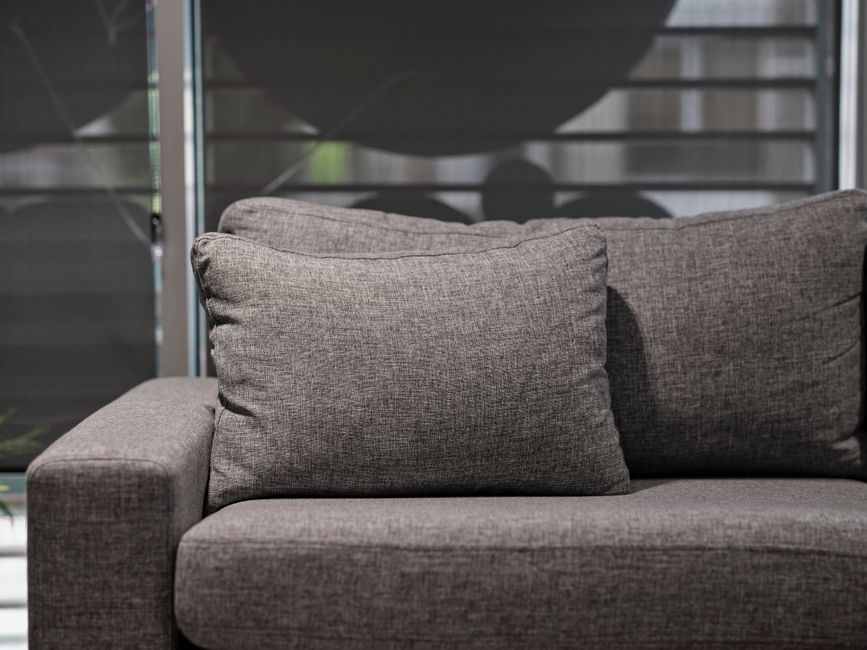 Cleaning a fabric sofa carefully